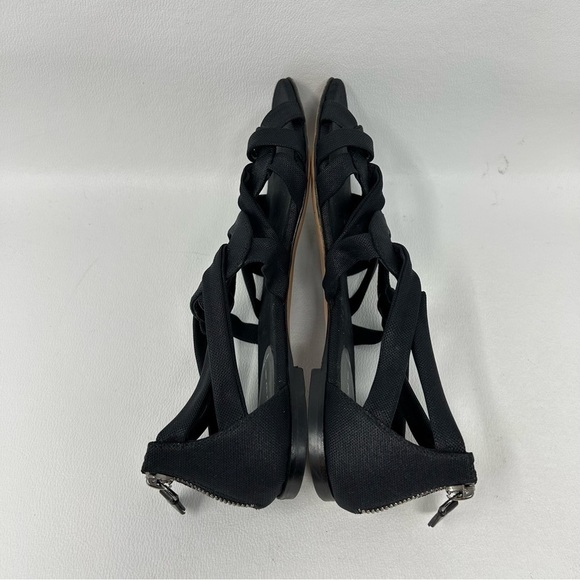 Casadei Black Strappy Open toe flats, Women’s Size 7.5 - Picture 10 of 13